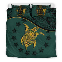 Cook Islands Bedding Set Dark Green - Polynesian Pride