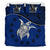 Polynesian Duvet Cover Set - Cook Islands Bedding Set Dark Blue Black - Polynesian Pride