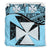 Wallis And Futuna Duvet Cover Set - Wallis And Futuna Coat Of Arms Blue Black - Polynesian Pride
