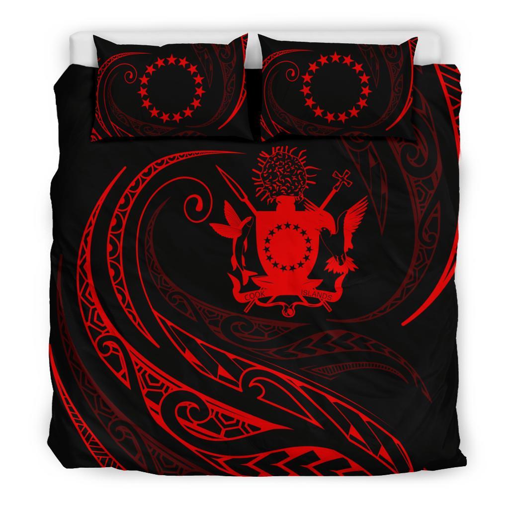 Cook Islands Bedding Set - Red - Frida Style - Polynesian Pride