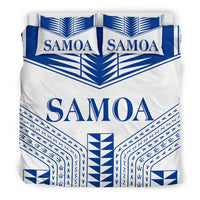 Polynesian Bedding Set - Manu Samoa Duvet Cover White Version - Polynesian Pride