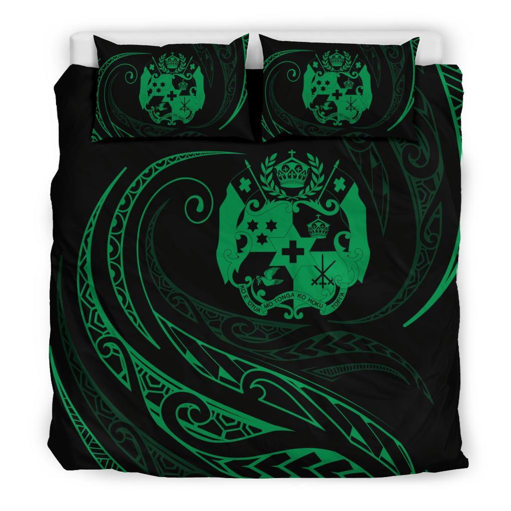 Tonga Bedding Set - Green - Frida Style - Polynesian Pride