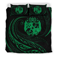 Tonga Bedding Set - Green - Frida Style - Polynesian Pride