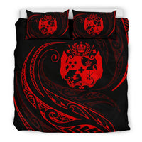 Tonga Bedding Set - Red - Frida Style - Polynesian Pride