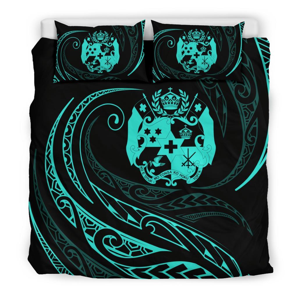 Tonga Bedding Set - Turquoise - Frida Style - Polynesian Pride