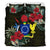 Cook Islands Bedding Set - Special Hibiscus Black - Polynesian Pride