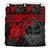 Guam Polynesian Duvet Cover Set - Red Turtle - Polynesian Pride