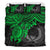 Pohnpei Polynesian Duvet Cover Set - Polynesian Green Turtle - Polynesian Pride