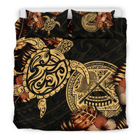 Polynesian Duvet Cover Set - American Samoa Duvet Cover Set Turtle Lucky - Polynesian Pride