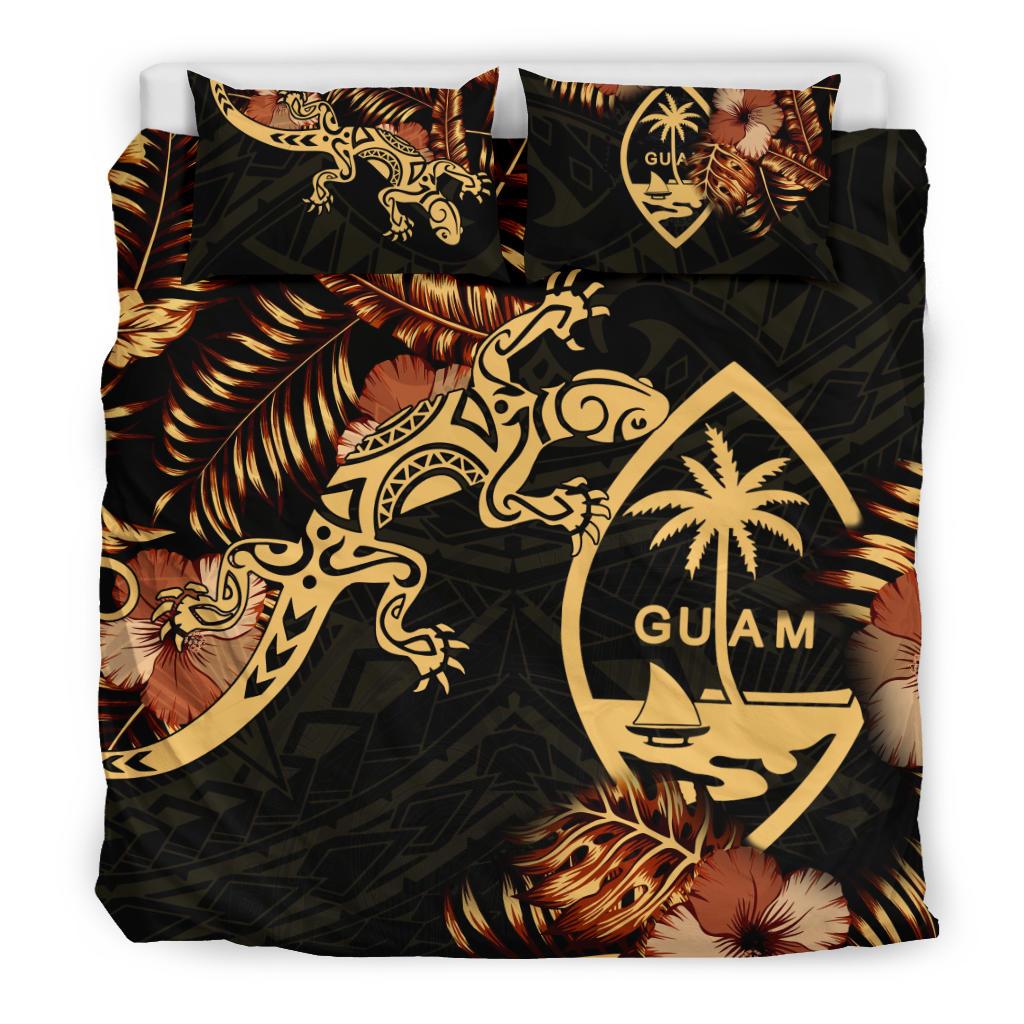 Polynesian Duvet Cover Set - Guam Duvet Cover Set Lizrad Lucky - Polynesian Pride