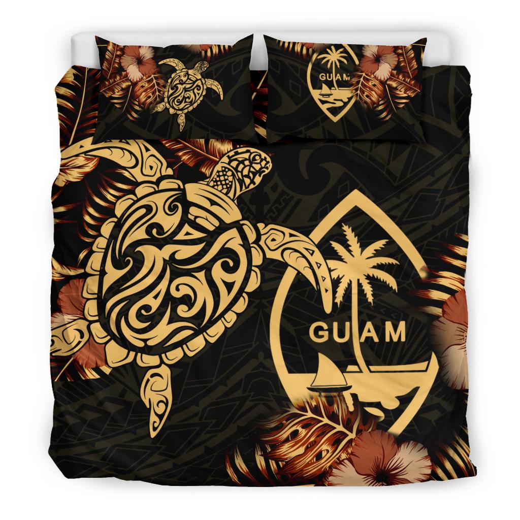 Polynesian Duvet Cover Set - Guam Duvet Cover Set Turtle Lucky - Polynesian Pride