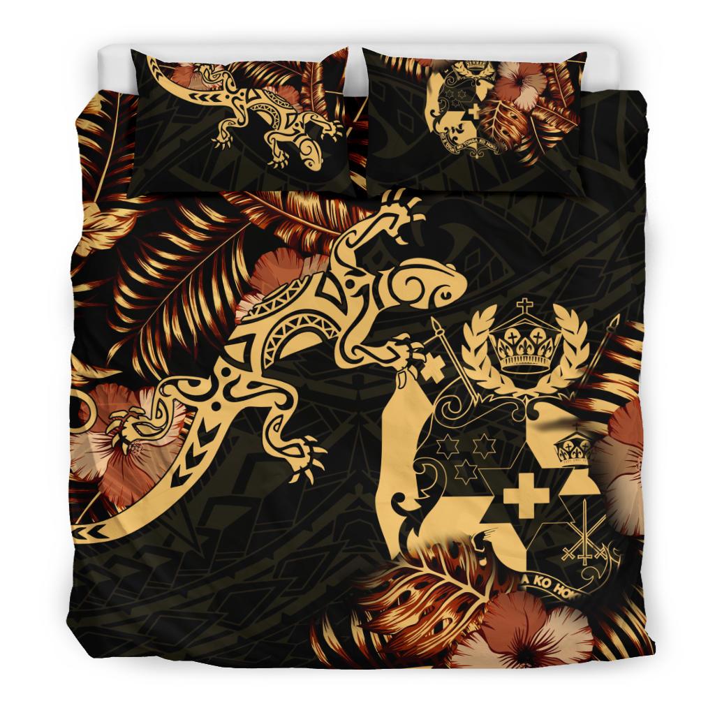 Polynesian Duvet Cover Set - Tonga Duvet Cover Set Lizrad Lucky - Polynesian Pride