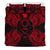 Polynesian Bedding Set - Pohnpei Duvet Cover Set Map Red - Polynesian Pride