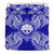 Polynesian Bedding Set - Federated States Of Micronesian Duvet Cover Set Map Blue - Polynesian Pride