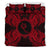 Polynesian Bedding Set - Chuuk Duvet Cover Set Map Red - Polynesian Pride