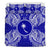Polynesian Bedding Set - Chuuk Duvet Cover Set Map Blue - Polynesian Pride