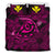 Hawaiian Turtle Hibiscus Plumeria Kanaka Polynesian Bedding Set Pink - Soft Style - Polynesian Pride