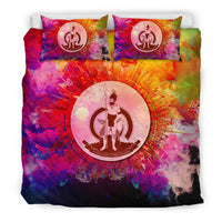 Polynesian Bedding Set Vanuatu Duvet Cover Set Bright Style Red - Polynesian Pride