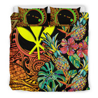 Polynesian Hawaii Bedding Set - Pineapple Hibiscus - Polynesian Pride