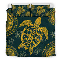 Hawaii Turtle Polynesian Gold - Bedding Set AH - Polynesian Pride