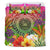 American Samoa Polynesian Bedding Set - Manta Ray Tropical Flowers - Polynesian Pride