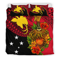 Papua New Guinea Bedding Set - Tumbuan, Duk - duk and Lime Gourd - Polynesian Pride