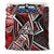 Samoa Bedding Set - Tribal Flower Special Pattern Red Color - Polynesian Pride