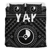 Yap Bedding Set - Yap Seal With Polynesian Tattoo Style - Polynesian Pride