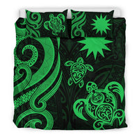 Nauru Bedding Set - Green Tentacle Turtle - Polynesian Pride