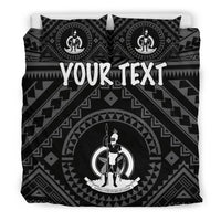Vanuatu Personalised Bedding Set - Vanuatu Seal With Polynesian Tattoo Style - Polynesian Pride