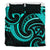 New Zealand Maori Mangopare Bedding Set Polynesian - Turquoise - Polynesian Pride