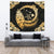 Hawaii Turtle Hibiscus Map Polynesian Tapestry - Polynesian Pride