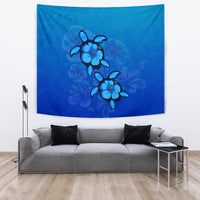 Turtle Hibiscus Ocean Tapestry - Polynesian Pride