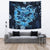 Hawaii Turtle Sea Ohana Tapestry Wall Tapestry 150cm*150cm Blue - Polynesian Pride