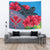 Hawaii Turtle Hibiscus Kanaka Pink Style - Tapestry AH Wall Tapestry Blue - Polynesian Pride