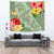 Hawaii Turtle Hibiscus Tapestry - Tink Style Wall Tapestry 150cm*150cm Pastel - Polynesian Pride