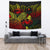 Chuuk Tapestry - Turtle Hibiscus Pattern Reggae Wall Tapestry Large 104" x 88" Reggae - Polynesian Pride