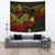 Cook Islands Tapestry - Turtle Hibiscus Pattern Reggae Wall Tapestry Large 104" x 88" Reggae - Polynesian Pride