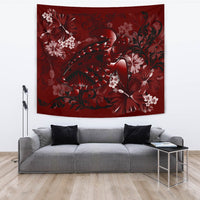 hawaiiTapestry - Hawaii Turtle Magenta Tapestry - Polynesian Pride