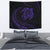 Hawaii Turtle Tapestry - Purple - Frida Style Wall Tapestry 130cm*150cm Black - Polynesian Pride