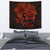 Hawaii Turtle Ohana Hibiscus Poly Tapestry - Orange Wall Tapestry 130cm*150cm Orange - Polynesian Pride
