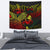 Fiji Tapestry - Turtle Hibiscus Pattern Reggae Wall Tapestry Medium 80" x 68" Reggae - Polynesian Pride