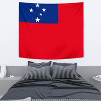 Samoa Tapestry - Flag Of Samoa - Polynesian Pride