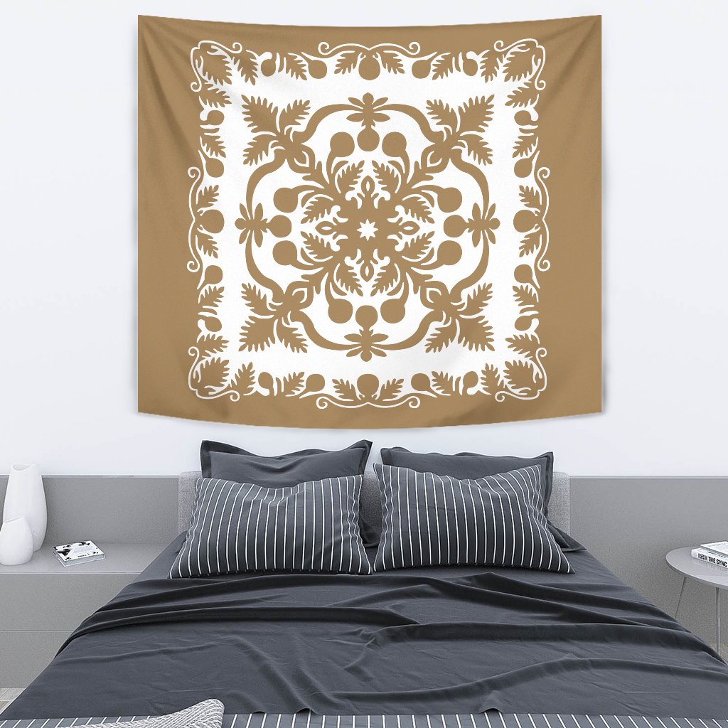 Hawaii Tapestry Royal - Gold Wall Tapestry 130cm*150cm Gold - Polynesian Pride