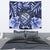 Hawaii Turtle Hibiscus Blue Tapestry - Hac Style - AH Wall Tapestry 130cm*150cm Blue - Polynesian Pride