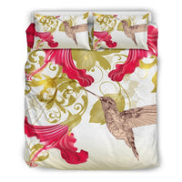 Hawaii Duvet Cover Set - Humming Bird & Hibiscus 02 - Polynesian Pride