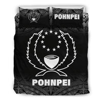 Pohnpei Duvet Cover Set - Black Fog Style - Polynesian Pride