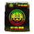 Federated States Of Micronesia Duvet Cover Set - Reggae Fog Style - Polynesian Pride