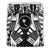 Chuuk States Duvet Cover Set - Black White Tattoo Style Black - Polynesian Pride