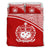 Samoa Duvet Cover Set - Red Curve Style - Polynesian Pride
